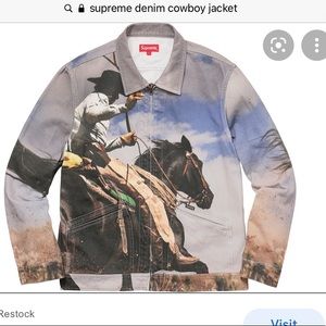 Supreme cowboy denim jacket
